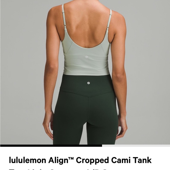 NWT Lululemon Align Cropped Cami Tank - Picture 2 of 6